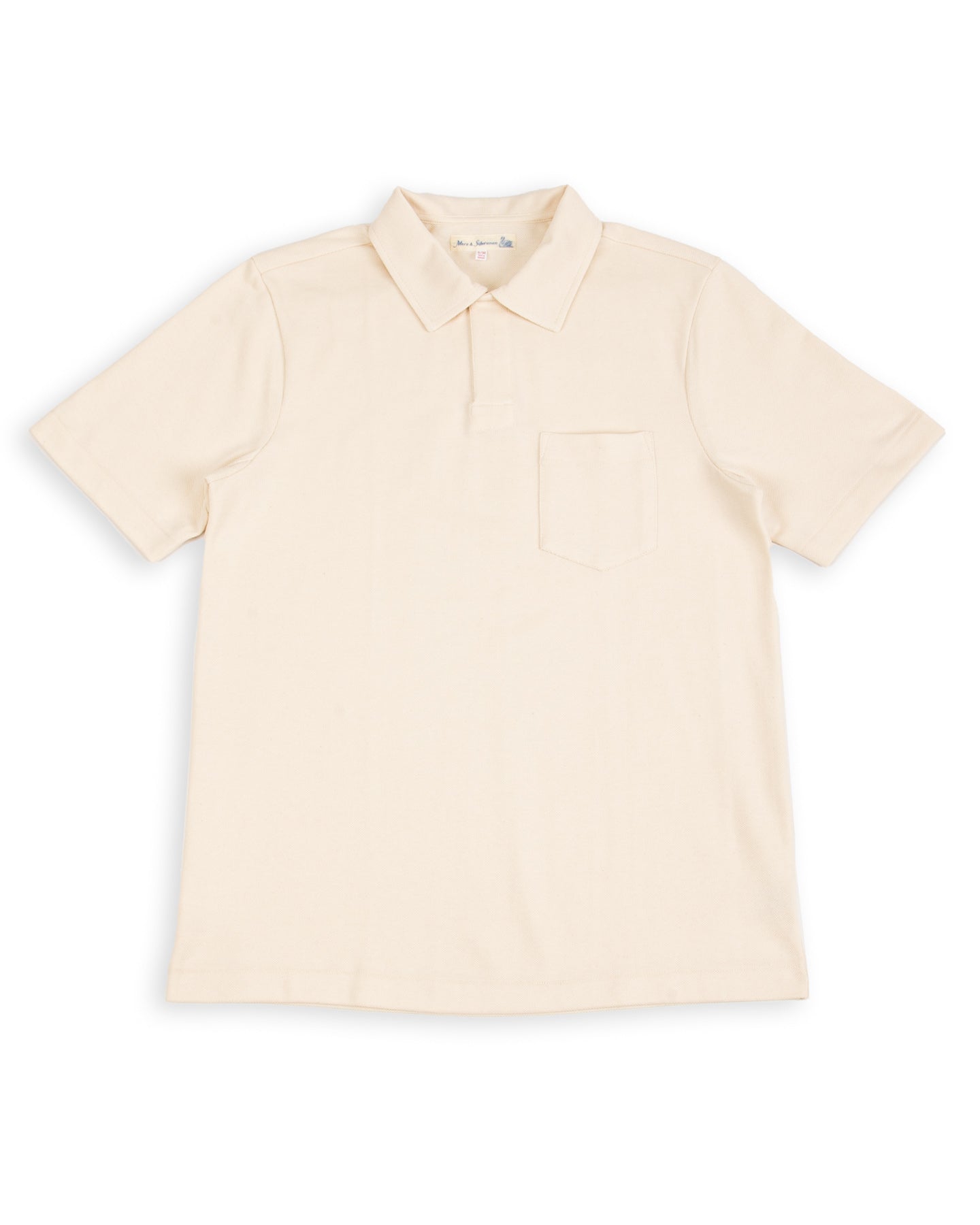 Merz b. Schwanen 2PKPL Polo Shirt w/ Pocket - Nature - Standard & Strange